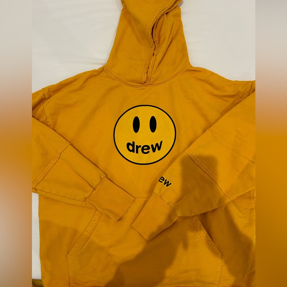 Drew house size L raw hem hoodie
